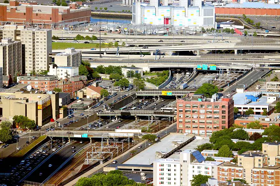 Heavy congestion on the South Bay interchange a confluence of major highways