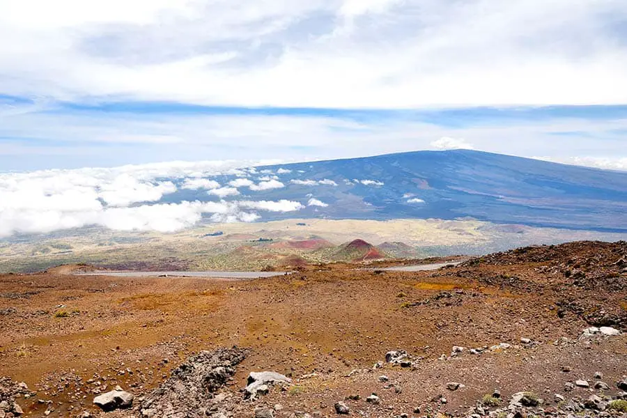 Stunning view of Mauna Loa volcano on the Big Island of Hawaii