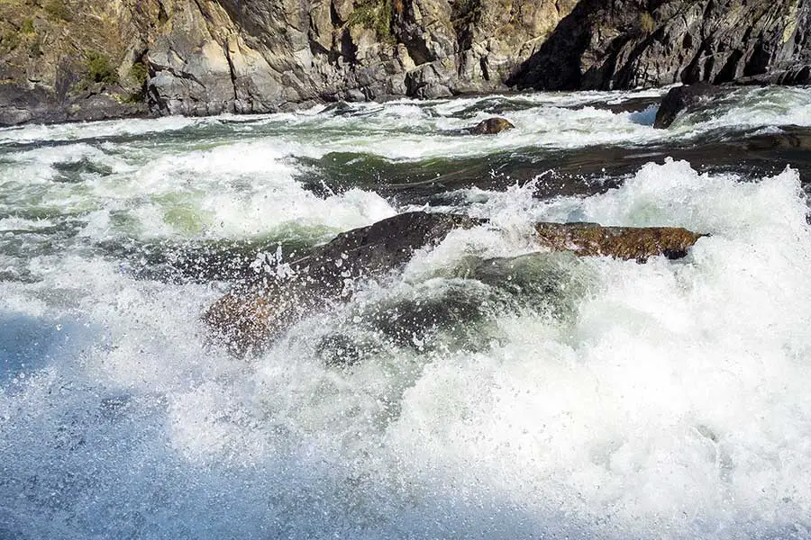 Snake River whitewater rapids
